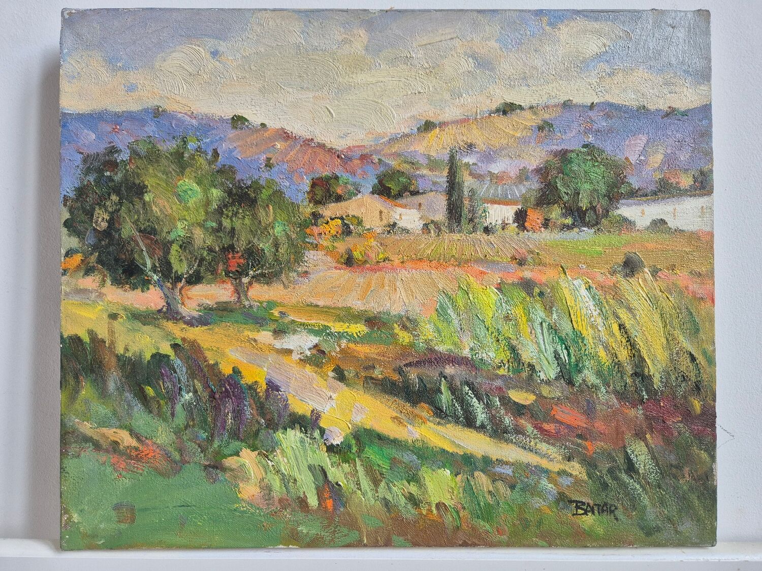 Provençal Landscape - Oil on canvas
