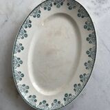 Oval presentation dish, Digoin ironstone