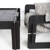 Pair of armchairs and coffee table Rover by Arne Jacobsen, 1968