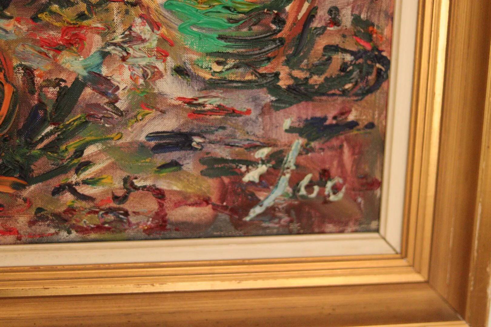 Still life with sunflowers by Gustaf Sjöö