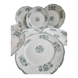 6 assiettes à dessert Terre de Fer