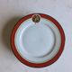 Art Deco dessert plates Henri Delcourt / Boulogne sur Mer / parakeet
