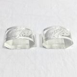 Pair of Madam/Monsieur Napkin Rings