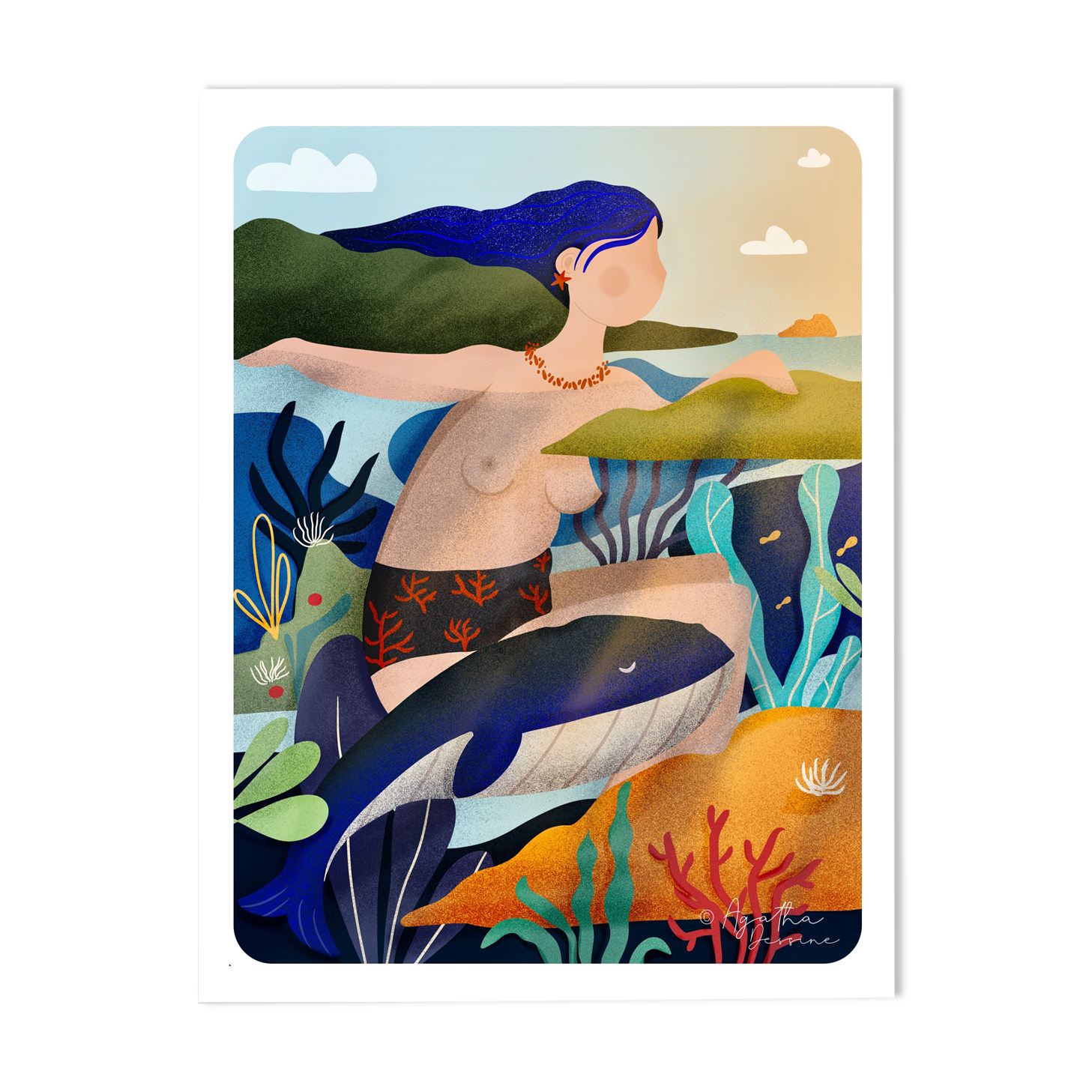 Illustration "Like Tethys" A4