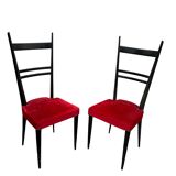 Pair of italian chairs 1950