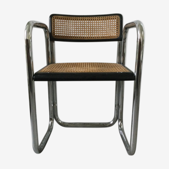 Fauteuil  canné Italie circa 1960