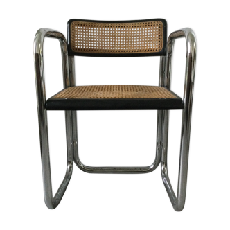 Caned armchair Italy circa 1960