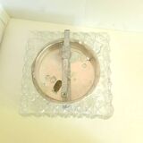Vintage molded glass wall light