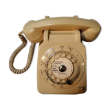 Bakelite socotel dial phone - vintage