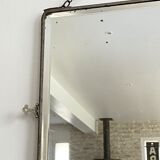 Barber mirror with chain 33 x 28 cm