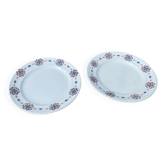 Paire d’assiettes Hamage Moulin des Loups