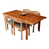 Extendable dining table, Jos de Mey, 1960
