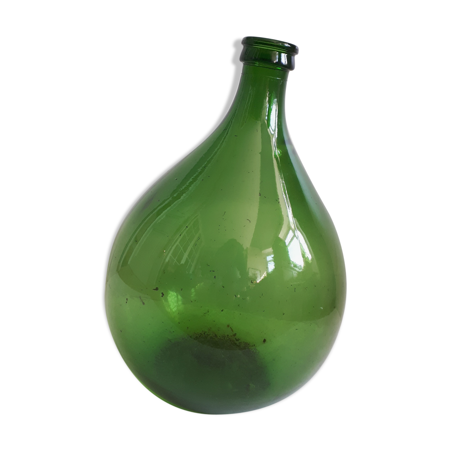 Demijohn 10l round green