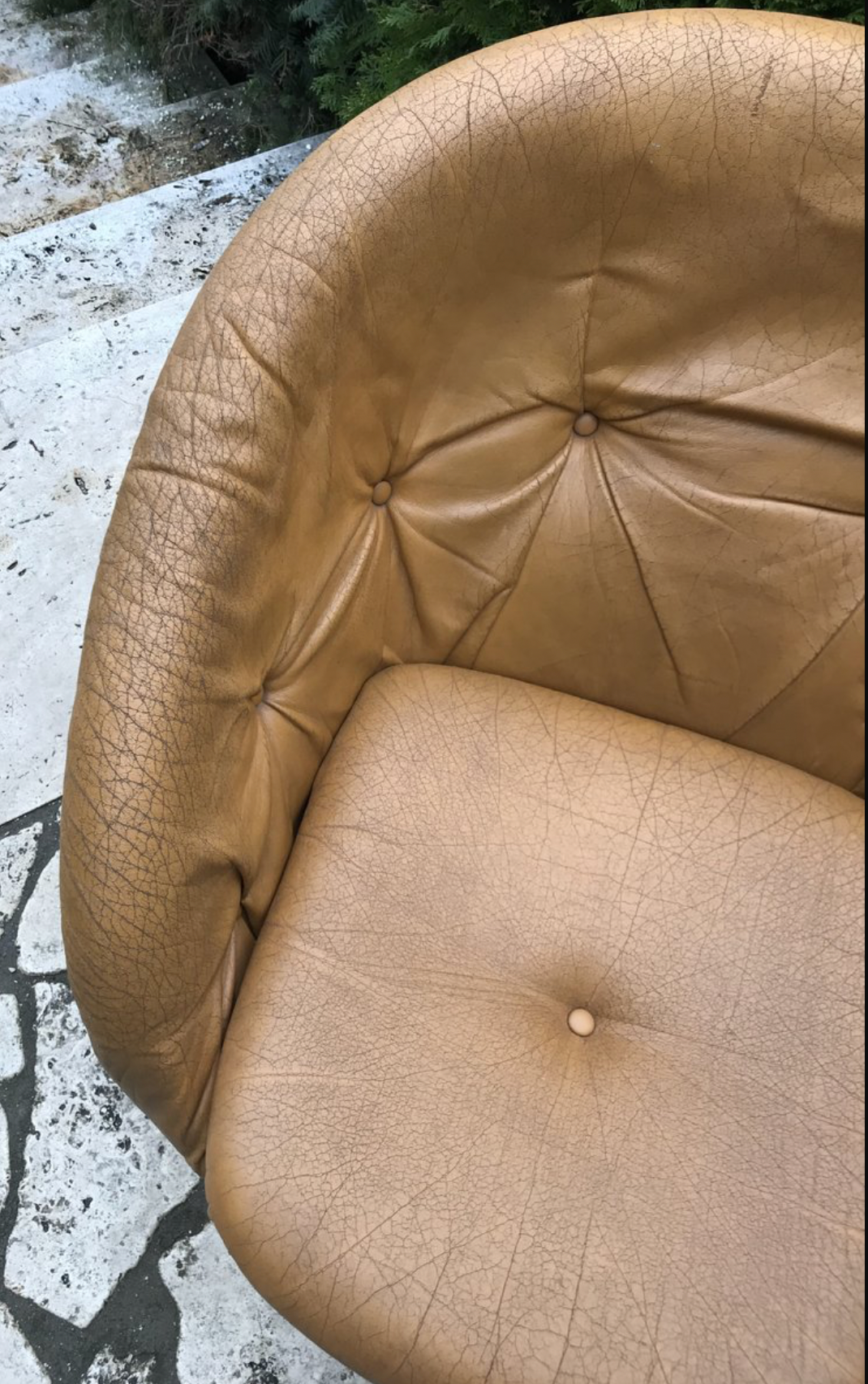 French Plastic Club Chair by Raphael Raffel, 1970s