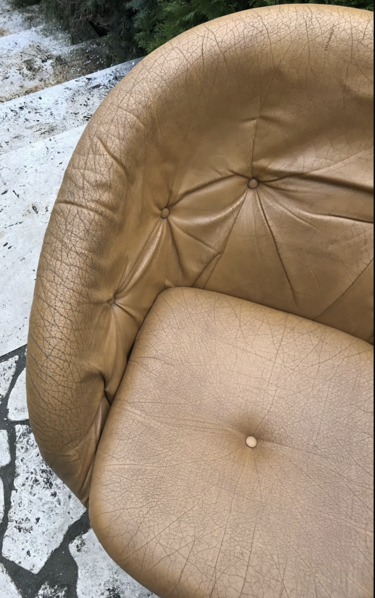 French Plastic Club Chair by Raphael Raffel, 1970s