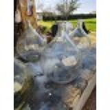 Set of 5 Antique Glass Ladies' Jeannes