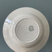 Set of 7 mismatched hollow plates Terre de Fer XIXth