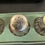 Christofle – 4 salt shakers – Solid silver