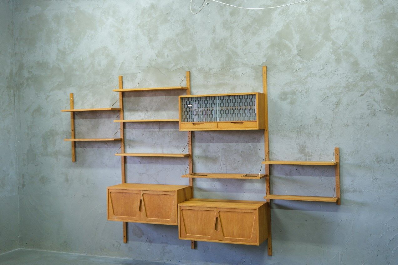 Modular Wall Unit by Kjell Riise for Brodrene Jatogs, Norway, 1960s
