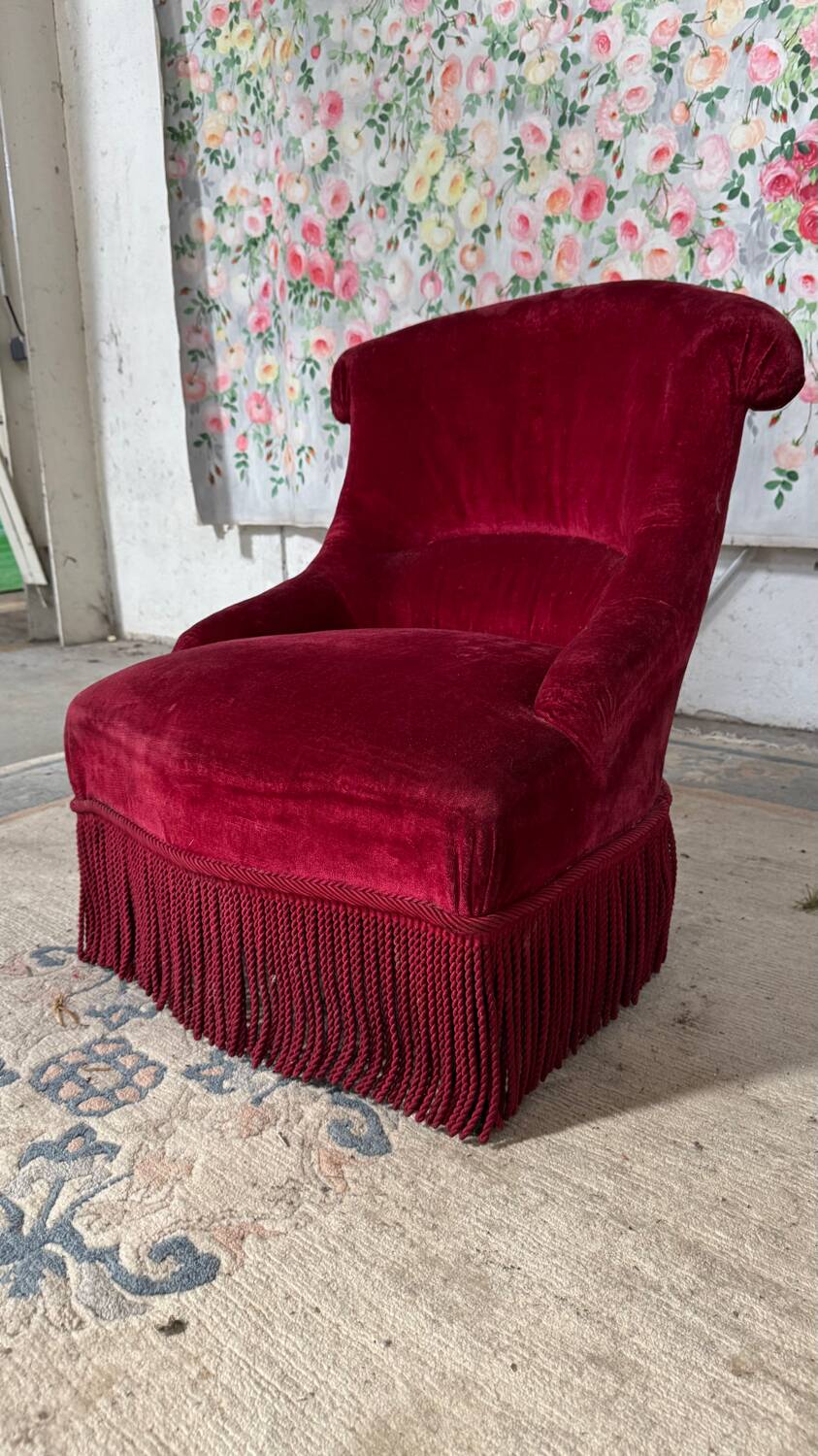 Napoleon III toad armchair