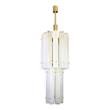 Murano glass ice pendant by Limburg, Germany, 1970s