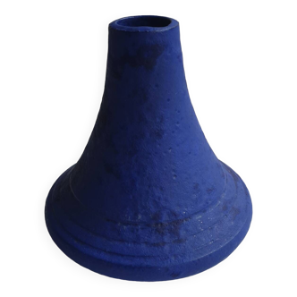 Scheurich ceramic blue vase 1960s