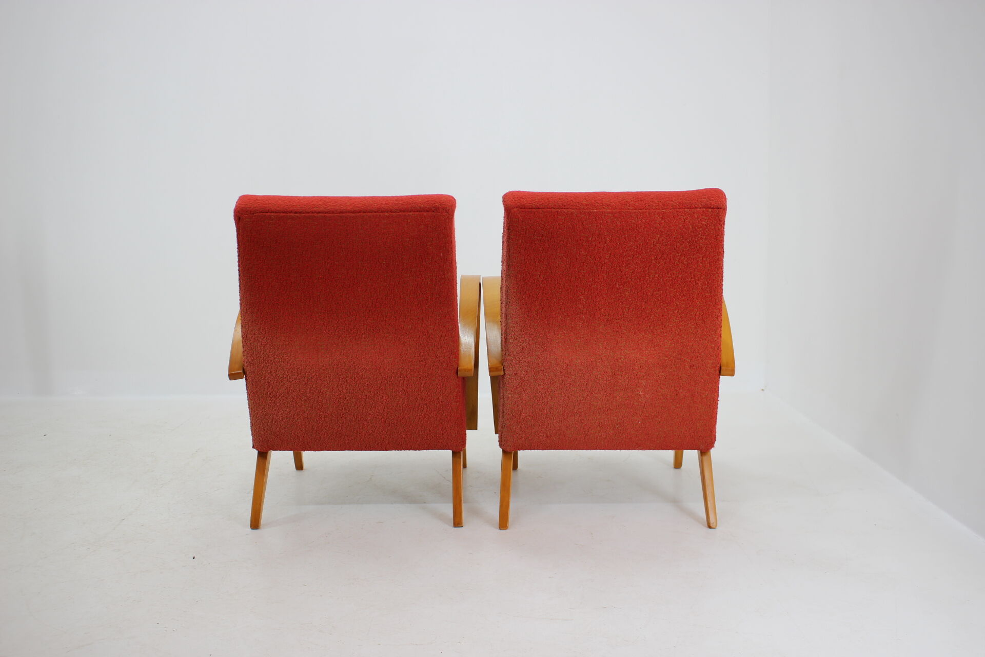 1960s Frantisek Jirak Bentwood Lounge chairs, set of 2