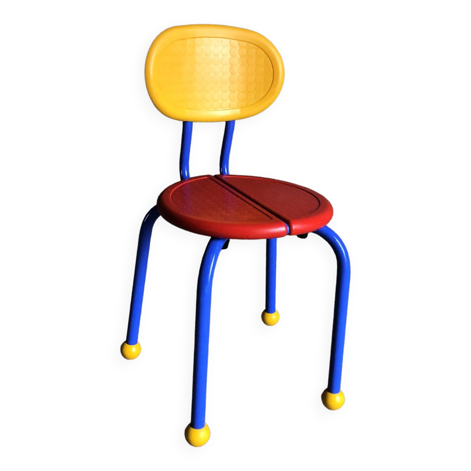 Small Ikea children's chair 1980s/1990s Memphis style