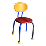 Small Ikea children's chair 1980s/1990s Memphis style