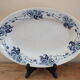 Oval dish Moulin des Loups service Villette en Terre de Fer
