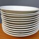 Lot 12 hollow plates Gien model Princess 1960