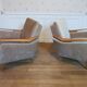 Fauteuils club scandinave velours vert d eau