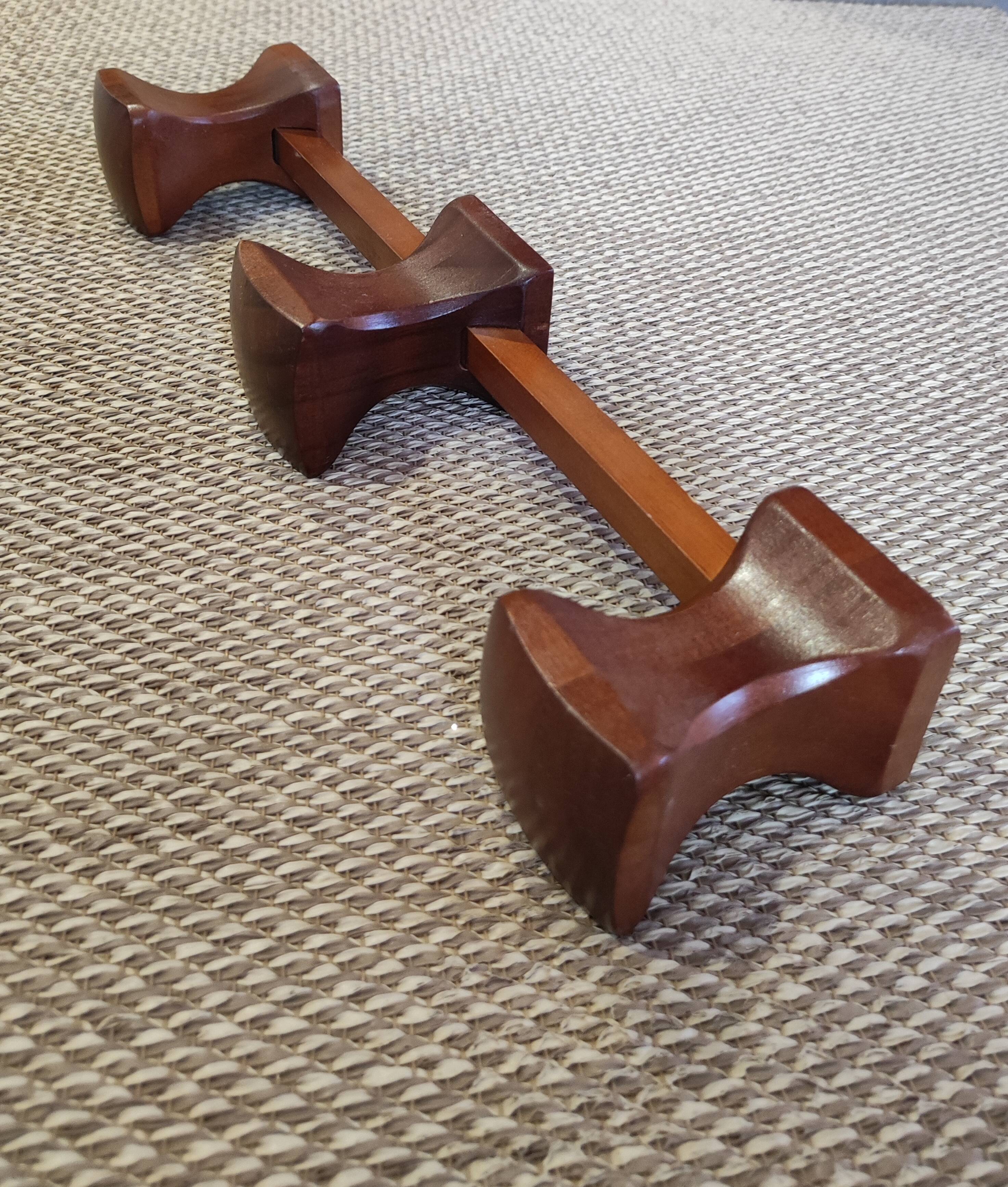 Scandinavian style wooden coat rack