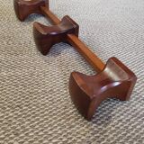 Scandinavian style wooden coat rack