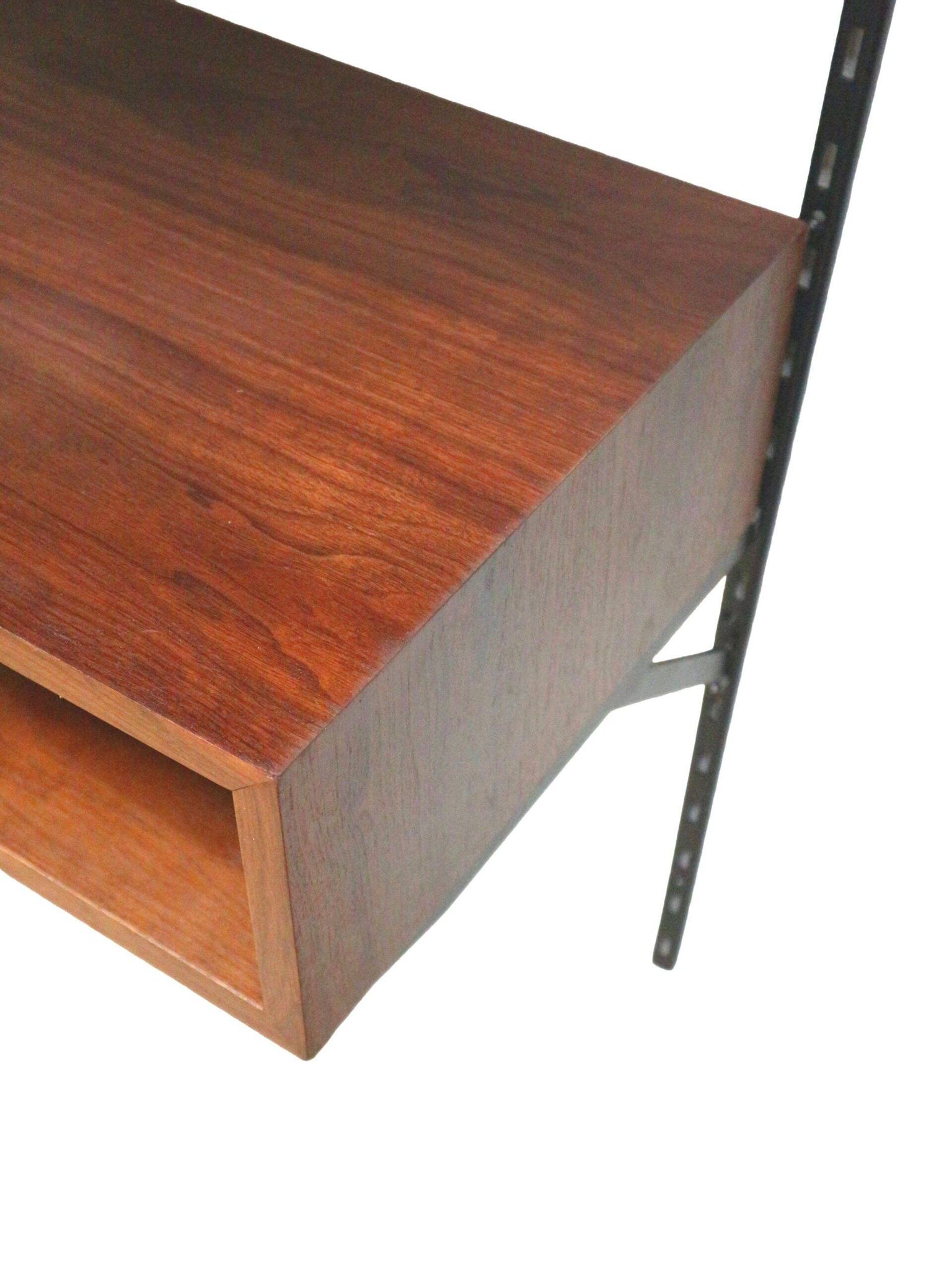 Vintage wall system / wall rack with cabinet from the 1960s