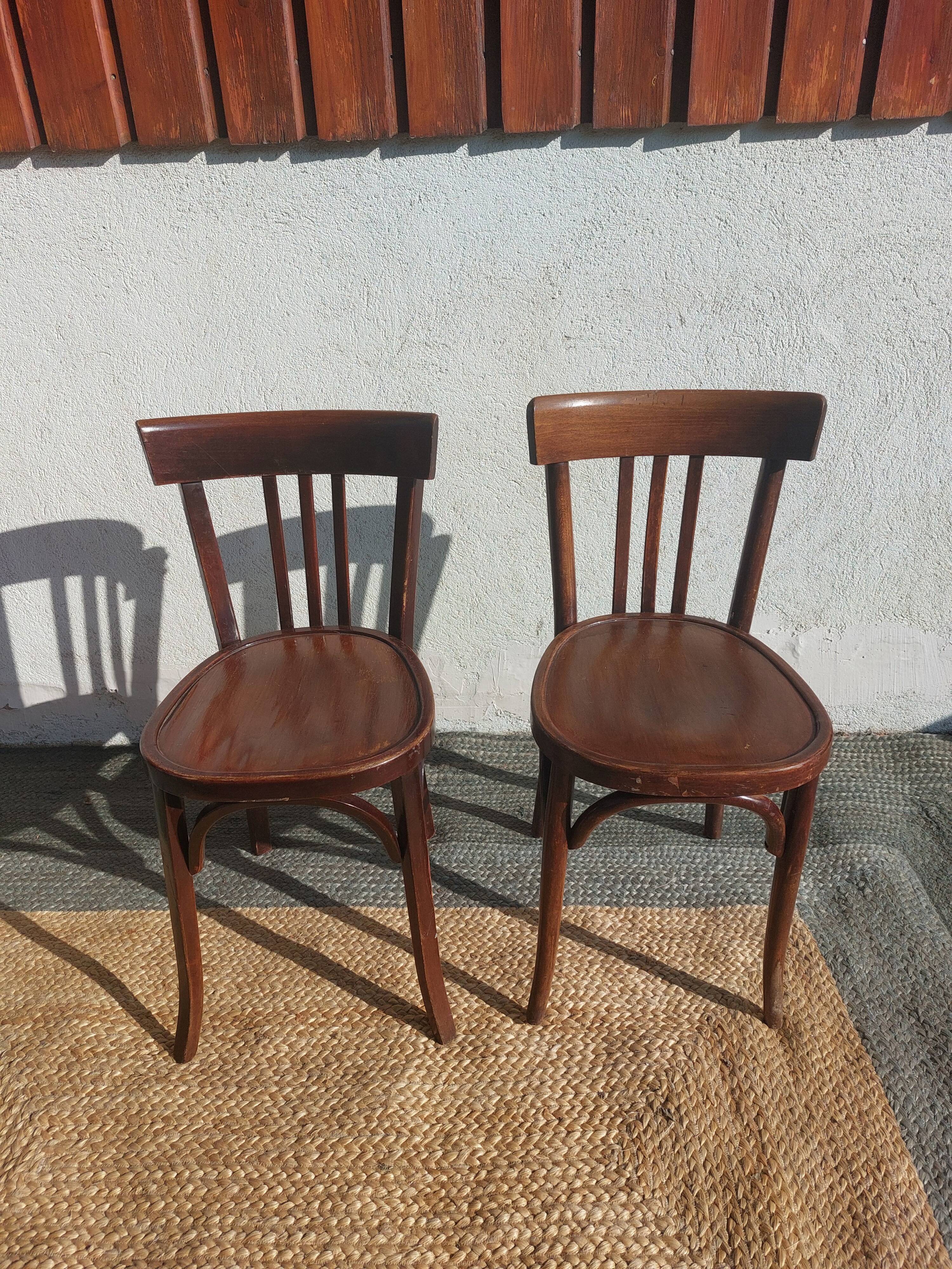 2 Baumann bistro chairs