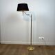Reading Floor Lamp with Adjustable Arm in Gold Brass. French Work. Vers