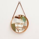 Miroir de Glasmäster Markaryd, Suède, années 1950
