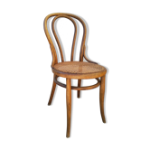 Chaise  bistrot Thonet n°18  fin XIX bois courbé assise cannée