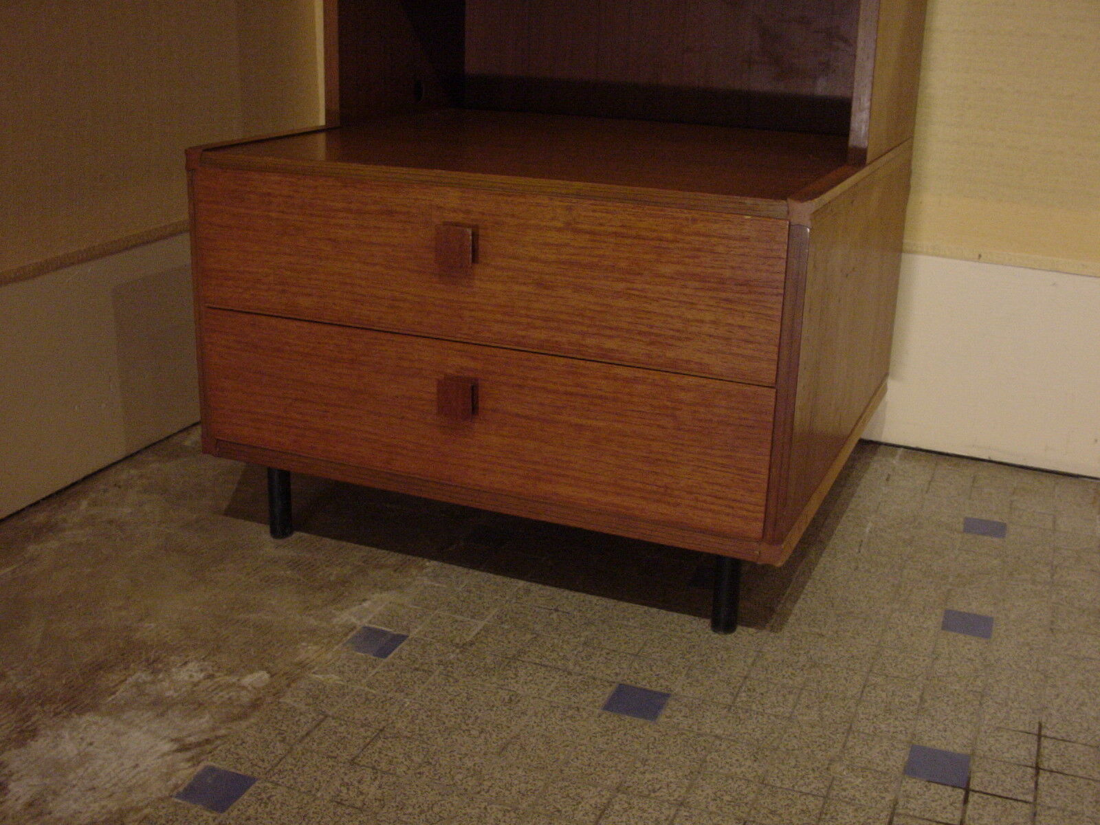 Vintage teak library