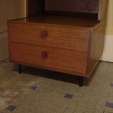 Vintage teak library