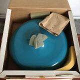 Vintage Space Age pendant lamp from the Siform series by Siemens, 1970s.