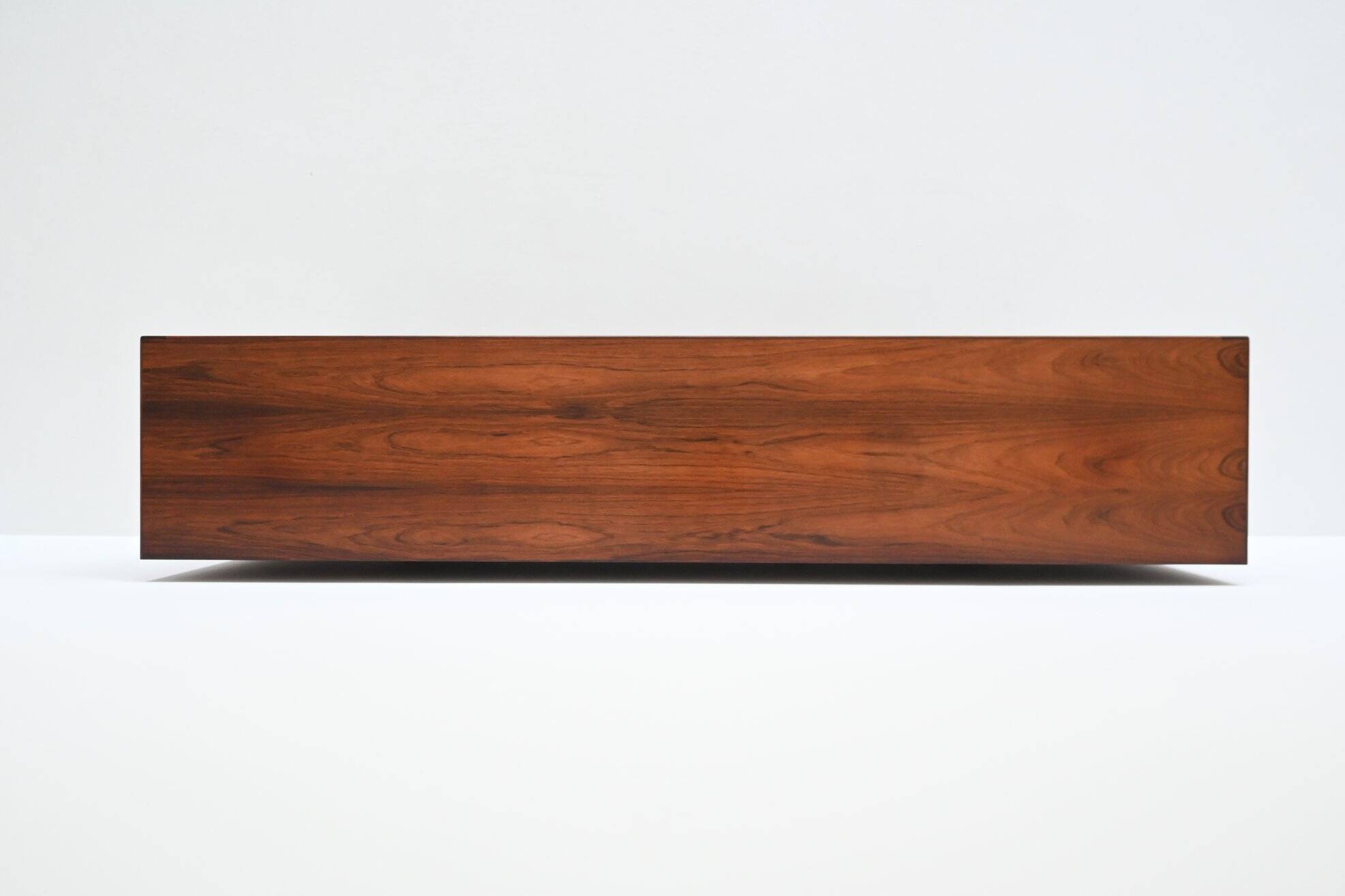 Sofus Jorgensen cross-leg highboard in rosewood Nyrup Denmark 1960