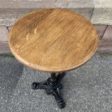 metal pedestal table, Art Deco garden bistro, Paris, 80s