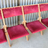 4 theatre chairs