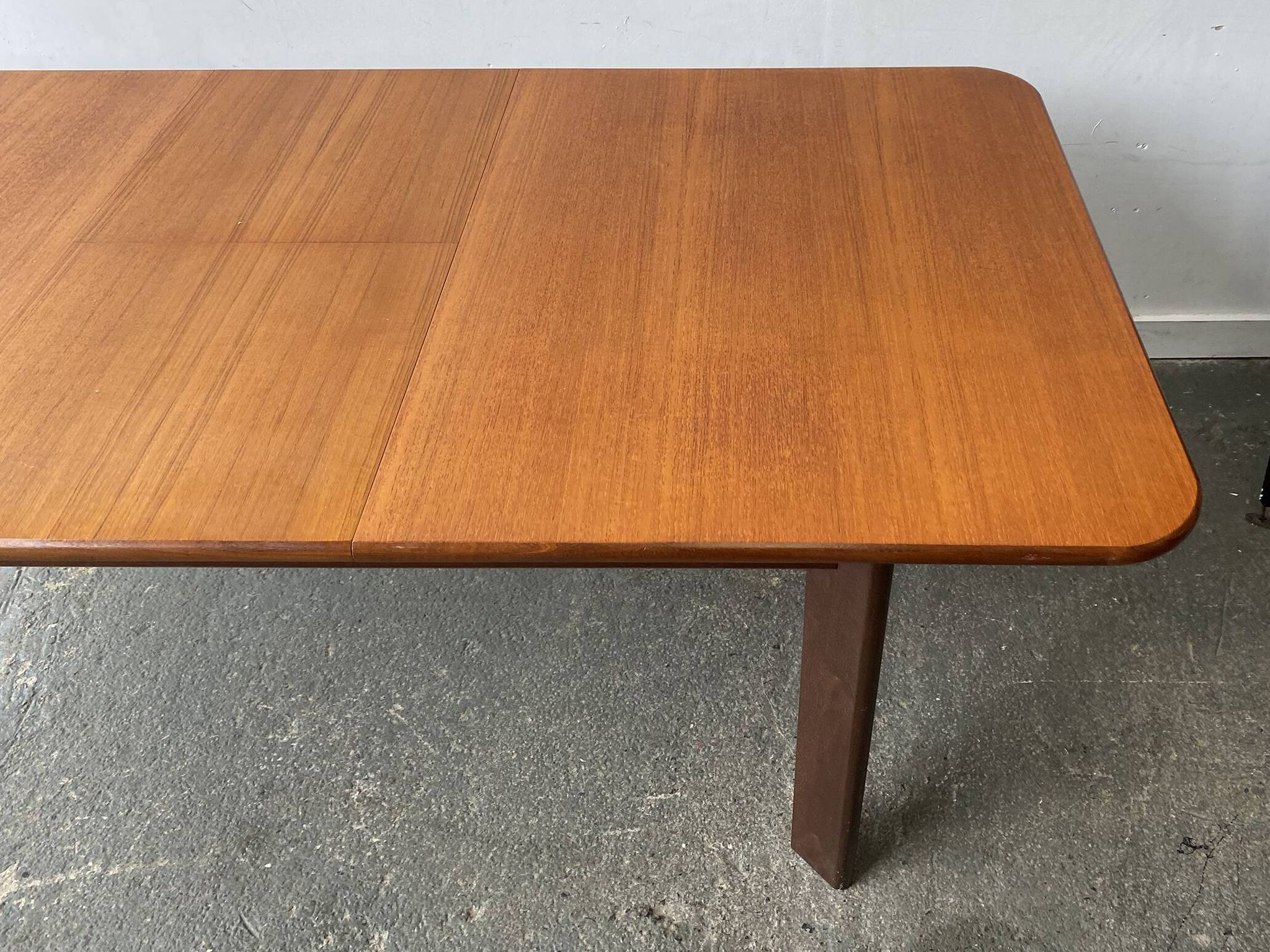 Rare 1960’s mid century G Plan dining table with angled legs
