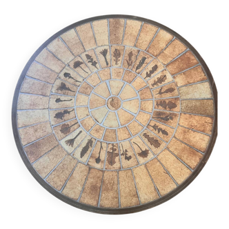 Roger Capron herbarium coffee table