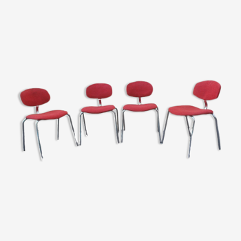 Suite 4 chaises Steelcase Strafor