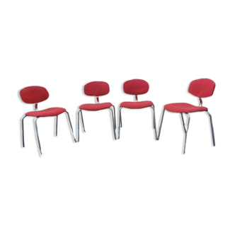 4 chairs "steelcase" Steelcase Strafor