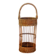 Porte-bouteilles bar vintage en osier
